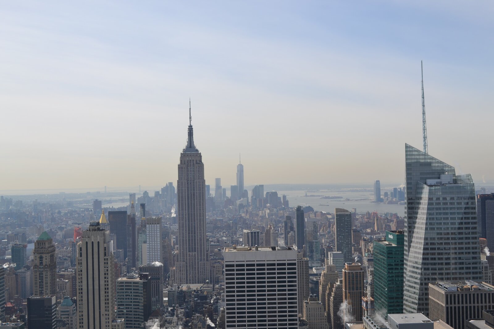 Vista del Empire State desde el Top of the Rock