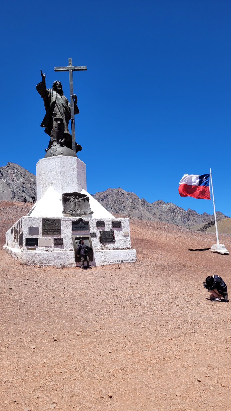 Cristo Redentor, en el paso a Chile