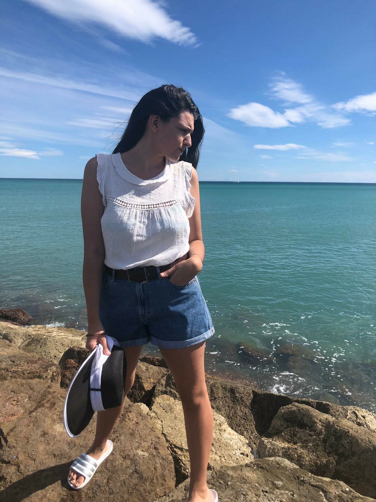 En la escollera de Puerto de Sagunto