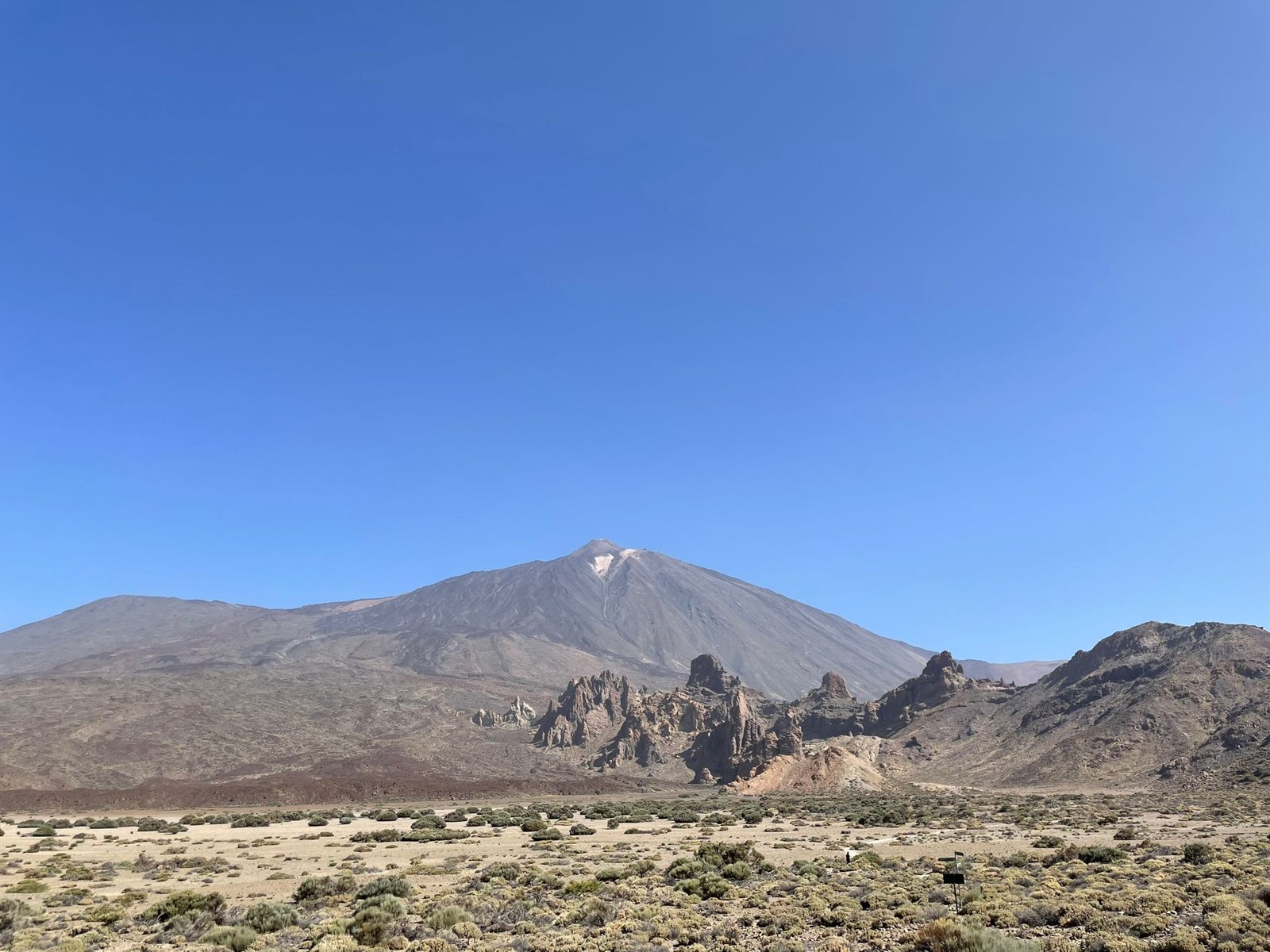 El paisaje volcánico del Teide