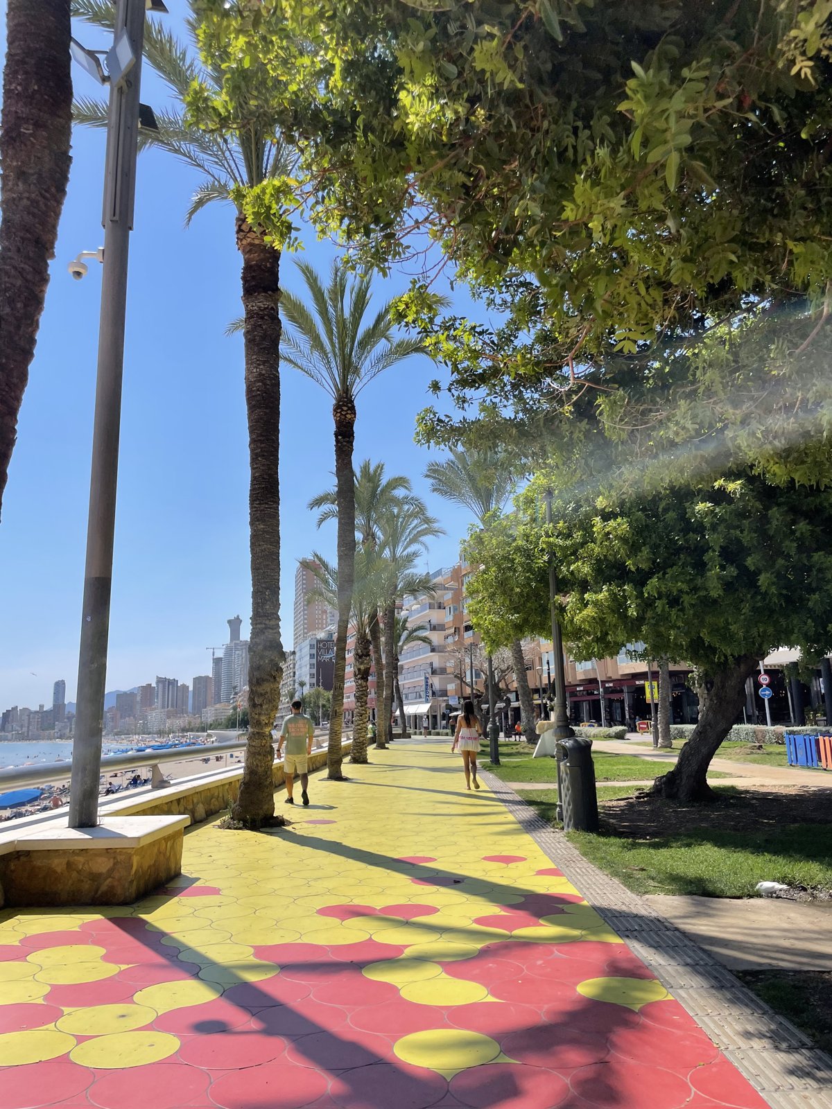 El paseo marítimo de Benidorm