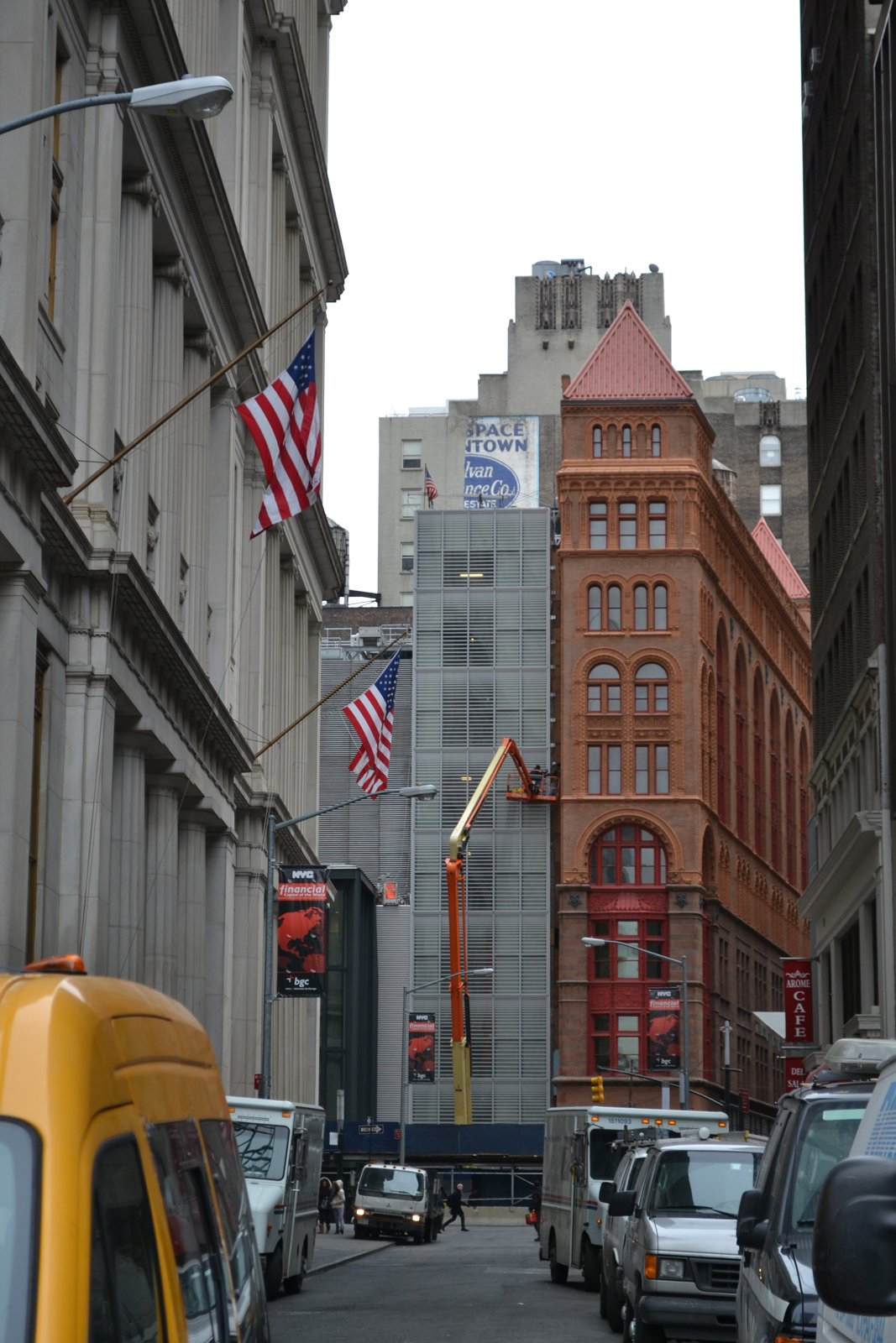 Calles del Distrito Financiero de Nueva York