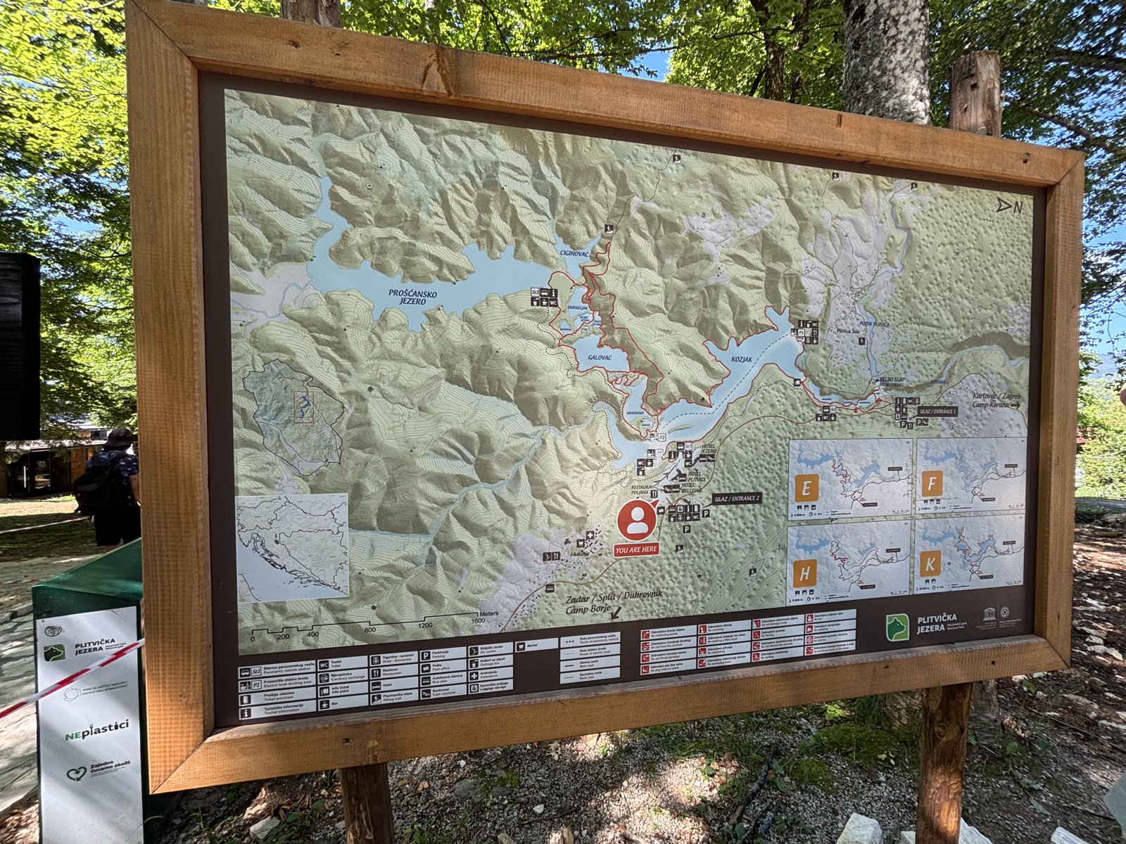 Entrada al sendero de los lagos