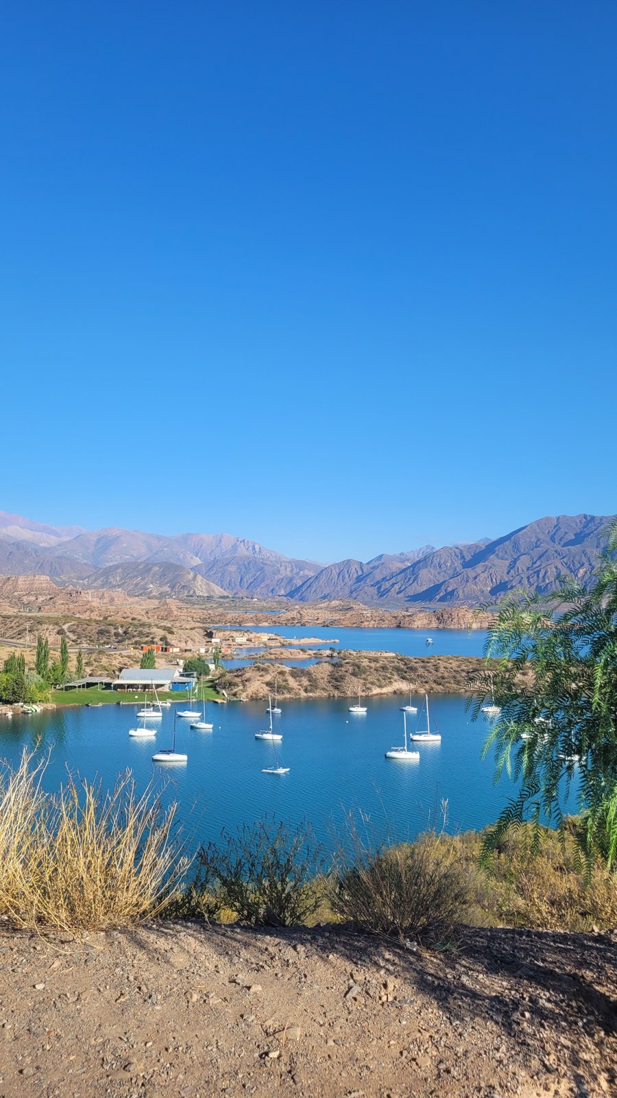 El dique de Potrerillos