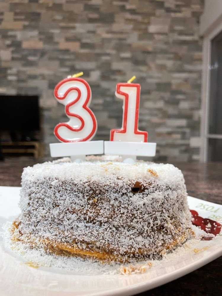 Festejando mi cumpleaños en el piso de Puerto de Sagunto
