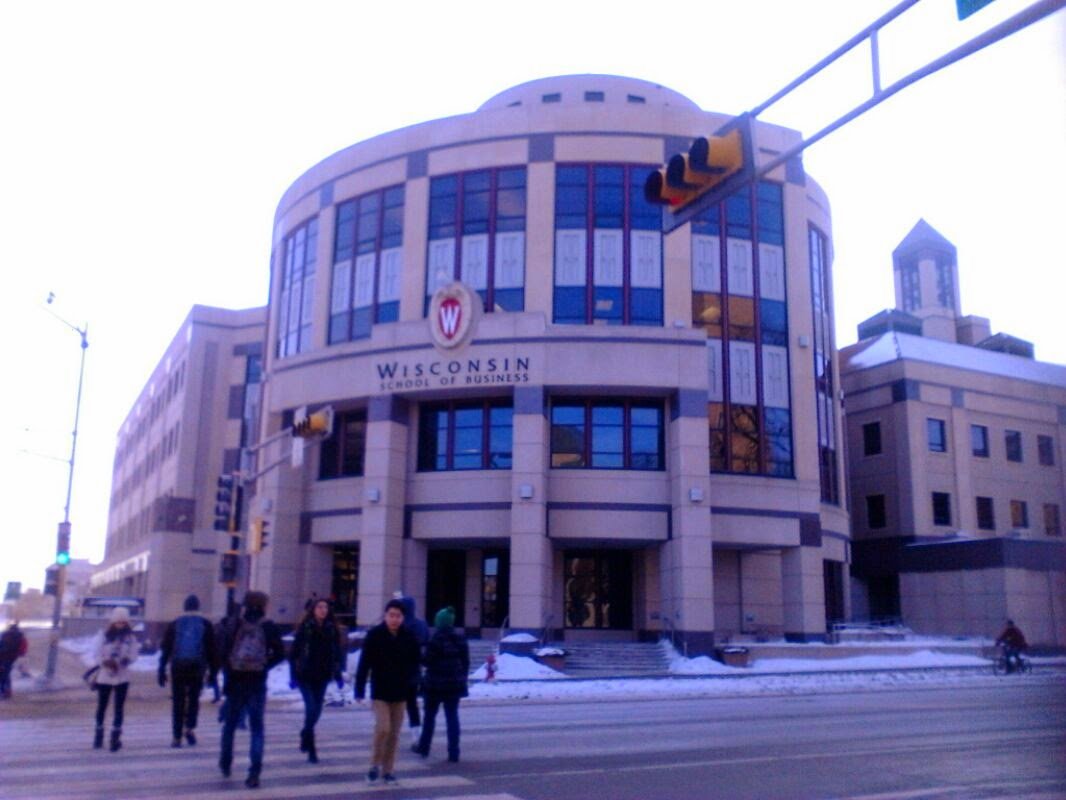 Wisconsin School of Business, en el campus de la Universidad de Wisconsin-Madison