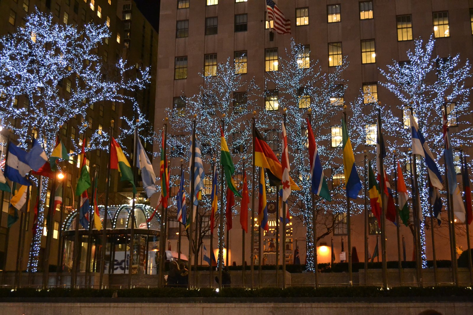 El Rockefeller Center en Navidad