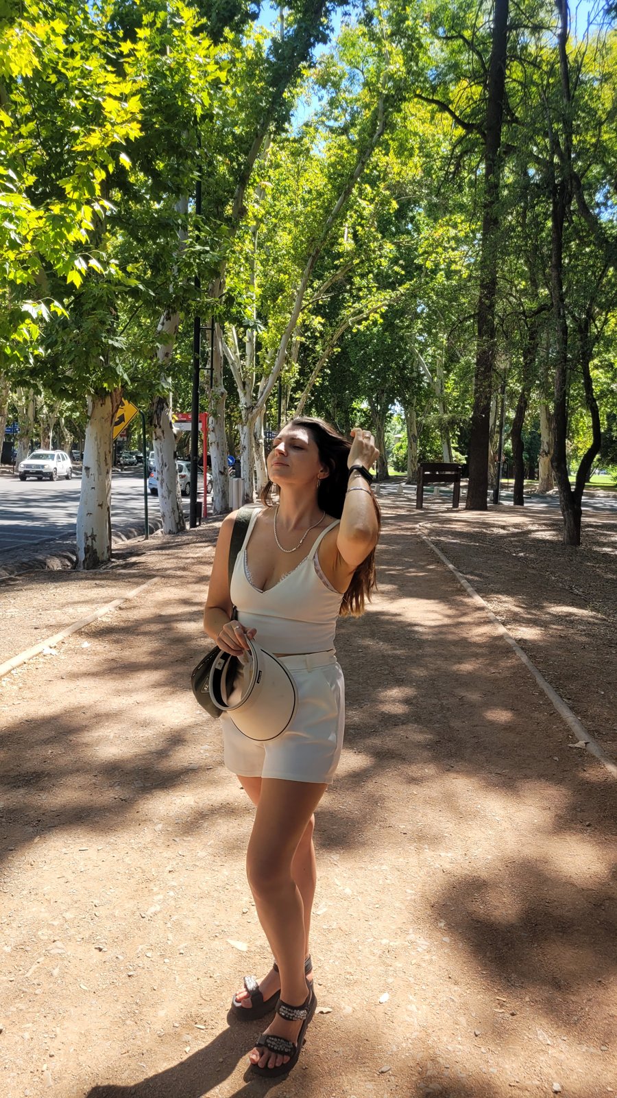 Las calles arboladas del centro de Mendoza
