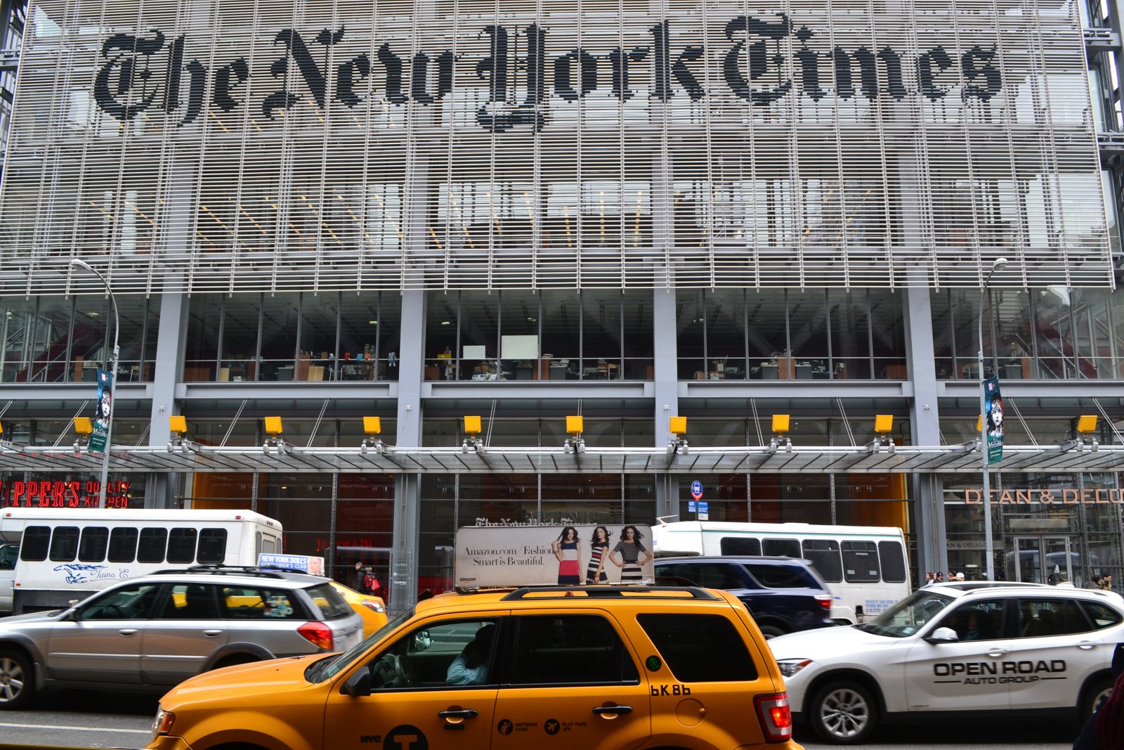 El edificio del New York Times
