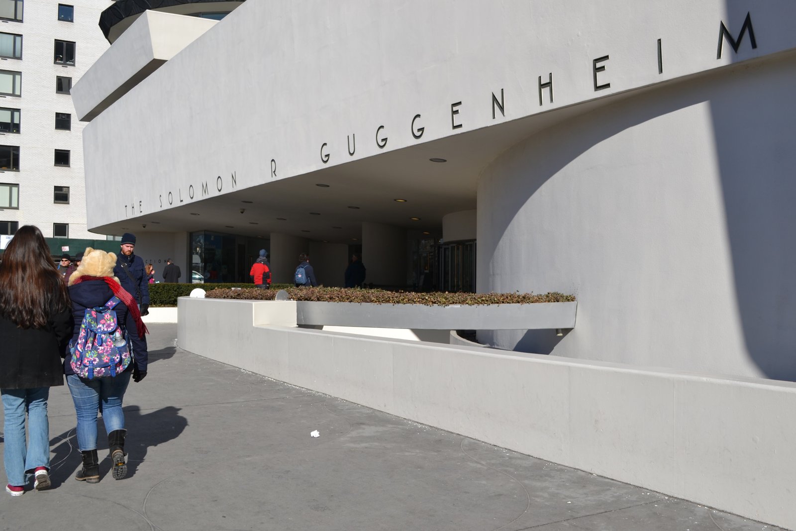Entrando al Guggenheim